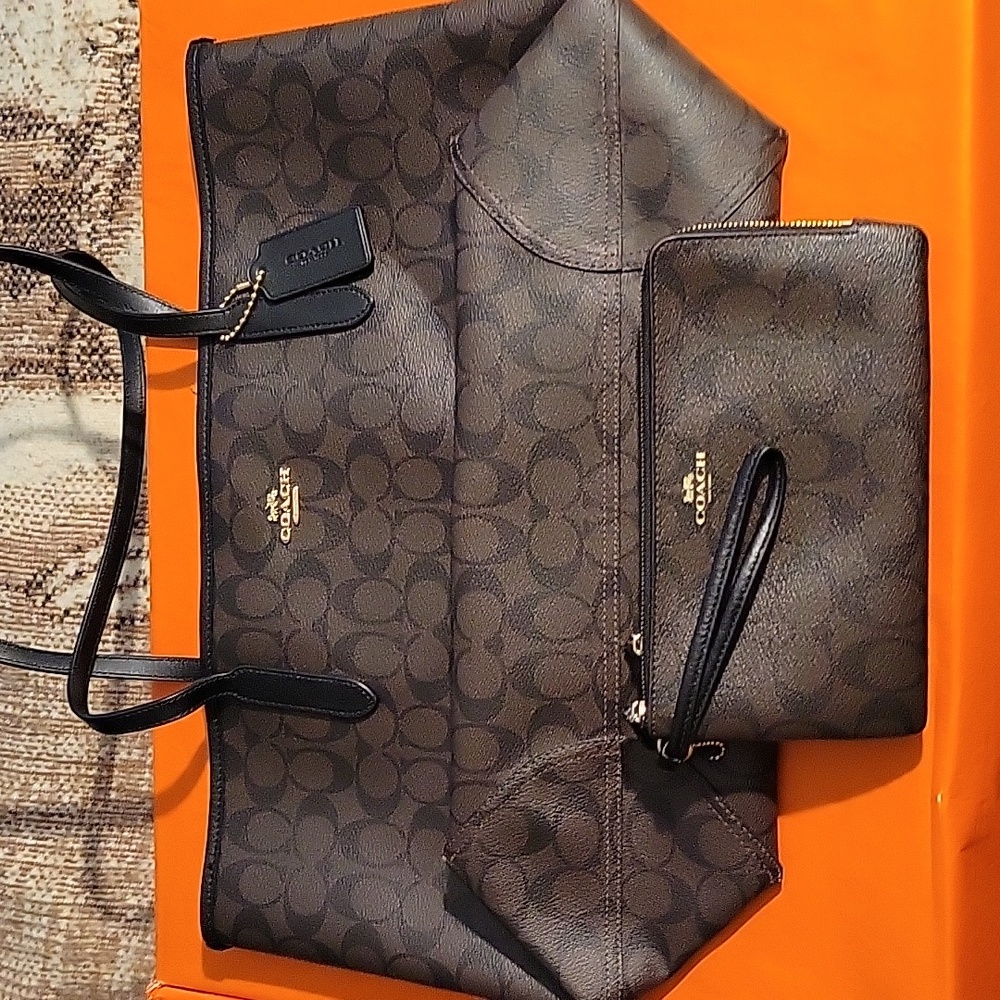 Authentic Coach Bag and Wallet